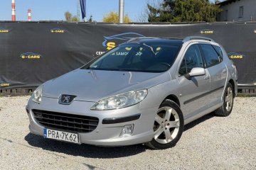 Peugeot 407 SW 2.0 HDI • PANORAMA • ALUFELGI • AUTOMAT • Zamiana